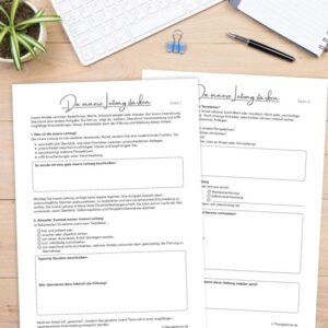 Arbeitsblätter Inneres Team Psychotherapie: Die innere Leitung stärken, strukturierte Teilearbeit nach Schulz von Thun (Therapiekram PDF)