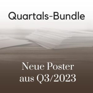 Therapiekram Neuerscheinungen Quartal 2/23: Alle neuen Poster im Sparpaket.