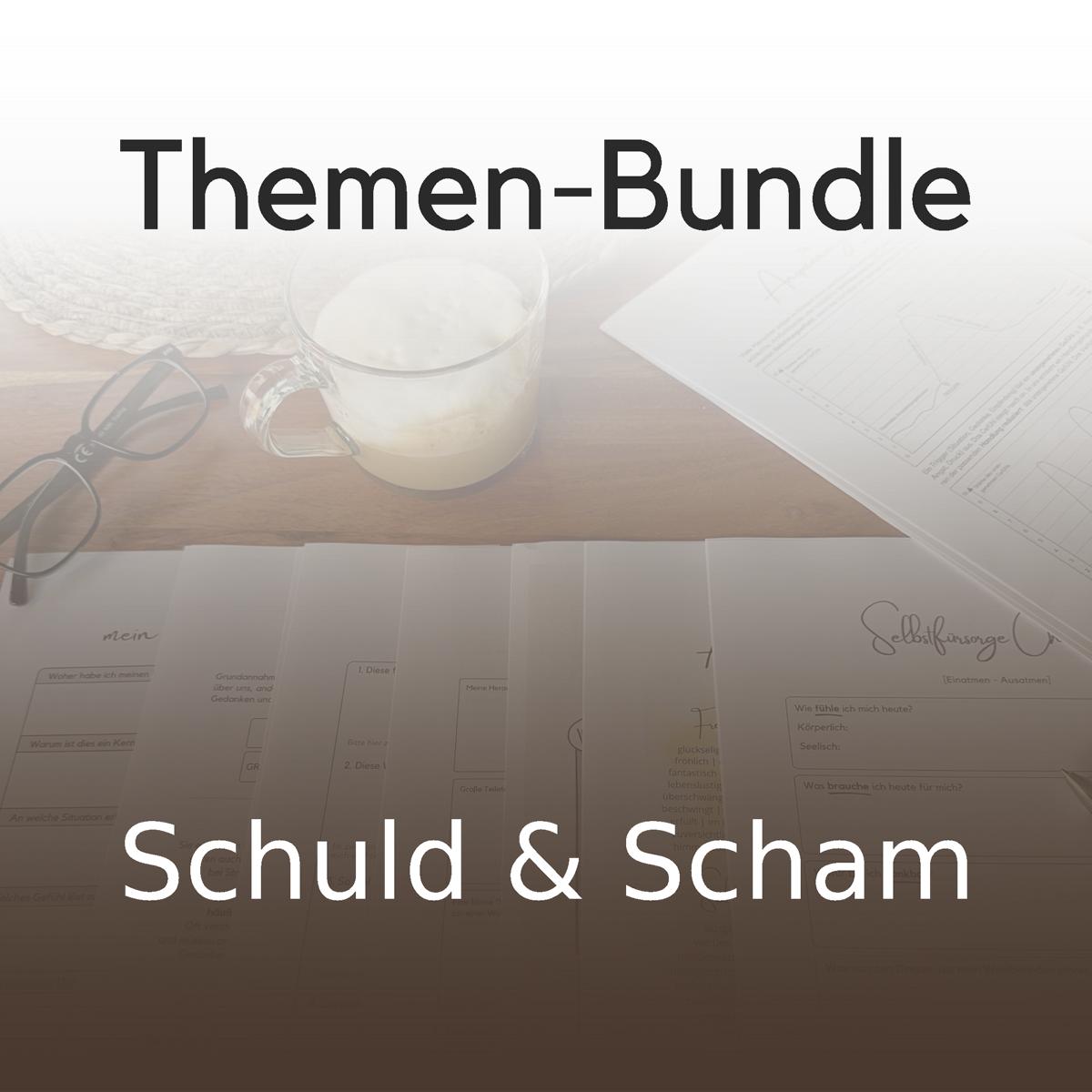 Therapietools Set: Schuld und Scham unterscheiden, Verantwortung realistisch einordnen und einen hilfreichen Umgang mit Scham entwickeln. Die Arbeitsblätter können aufeinander aufbauend oder einzeln eingesetzt werden.