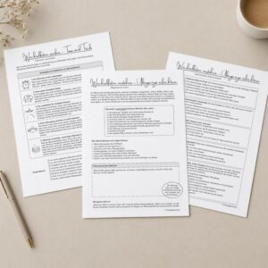 Arbeitsblatt Wechselkosten bei ADHS und Autismus mit Tipps für leichtere Übergänge und Aufgabenwechsel