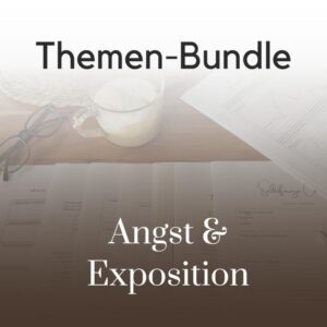 Vorschaubild des Therapietools-Sets Angst & Exposition mit Arbeitsblättern zu Angstkreislauf, Sicherheitsverhalten und Expositionsvorbereitung